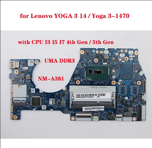 NM-A381    䰡 3 14/䰡 3-1470 Ʈ   UMA CPU I3 I5 I7 4 /5  100% ׽Ʈ ۾